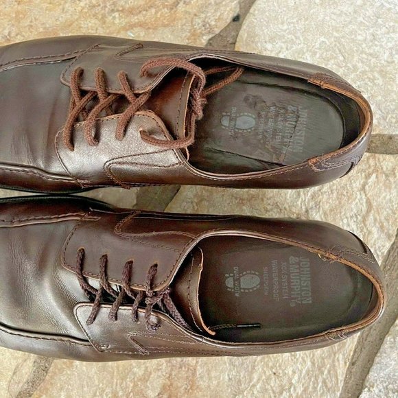Johnston & Murphy Mens Sz 9 M Brown Waterproof XC4 System Dress Shoes - Picture 5 of 11